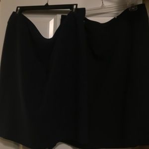 2 Skirts Black and Navy Blue